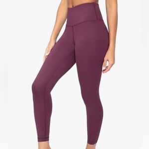 YOGALICIOUS NWT POWERLUX High Rise, Ankle Super Soft Leggings XS in Rose Cocoa